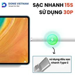 Bút Cảm Ứng iPad Donie Pencil Pro - Bluetooth, Sạc Type-C, Tương Thích iPad 2018–2025, Hiển Thị Pin, Chống Tì Đè AP01 3