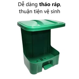Thùng Đựng Rác VIỆT NHẬT 8020, Thùng Rác Nắp Bật 2 Ngăn, Dung Tích 40L - DOMUS 5