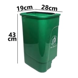 Thùng Đựng Rác VIỆT NHẬT 8020, Thùng Rác Nắp Bật 2 Ngăn, Dung Tích 40L - DOMUS 7