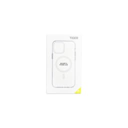 Ốp lưng trong suốt Tiger magnetic phone case chống ố vàng cho iPhone 15/16/17 thường/Plus/Pro/ProMax 2