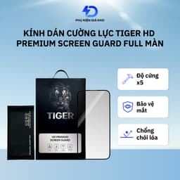 Miếng dán cường lực iPhone Tiger HD cao cấp bảo vệ full màn trong suốt bảo vệ mắt ip15/16/17 1