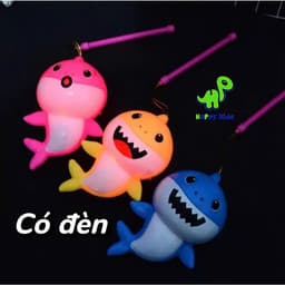( Kèm pin) Đồ chơi phát nhạc và đèn gia đình cá mập con vui nhộn, phát nhạc và đèn vui nhộn cho bé 7