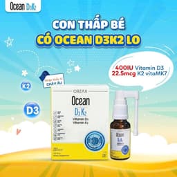 Combo Tăng Đề Kháng, Con Cao Lớn Gồm Siro Immunix3 & Ocean D3K2, Nhập Khẩu Chính Hãng 6