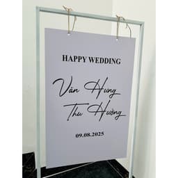 Bảng tên dâu rễ, sinh nhật + khung treo decor tiệc cưới hỏi - Thiết Kế Đặc Biệt Cho Sinh Nhật & Tiệc theo yêu cầu 4