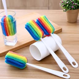 Cọ Bọt Biển 7 Màu Đa Năng Vệ Sinh Bình Sữa, Bình Nước, Cốc Tập Uống Cho Bé- Việt Nhật Official 8