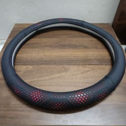 Bọc Vô Lăng Ô Tô 3D Da Nappa Cao Cấp Siêu Mỏng Thiết Kế Kiểu Dáng Lỗ Thoát Khí Chống Trơn Trượt 9