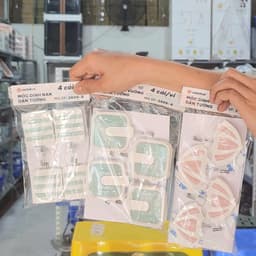 Móc Treo Dán Tường Siêu Dính Chịu Lực Tốt VIỆT NHẬT 2806/07/08/09 - DOMUS 8