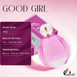 [Quà tặng Người Yêu] Nước hoa Nữ Charme Good Girl Ver 2024 100ml Hương Trái Cây Hoa Cỏ Tươi Mát 4
