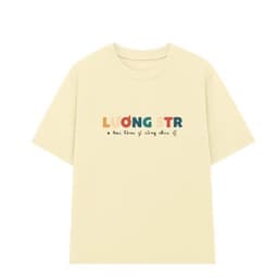 Áo thun Unisex Nam Nữ in chữ LƯƠNG 5 TRIỆU, chất cotton 100% - BOONE - BNE00276 4