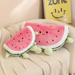 [Mẫu Mới] Gấu bông Miếng Dưa Hấu mặt cười xinh xắn hàng cao cấp - Gối ôm cute siêu mềm mịn 3