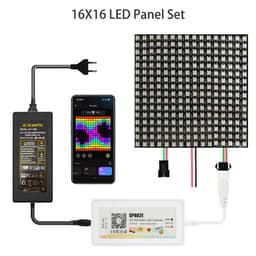 MODULE LED MA TRẬN FULL MÀU ARGB WS2812B 5V 64BIT 8X8 100BIT 10X10 256BIT 16X16 7