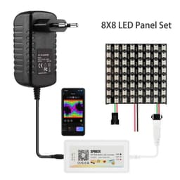 MODULE LED MA TRẬN FULL MÀU ARGB WS2812B 5V 64BIT 8X8 100BIT 10X10 256BIT 16X16 6
