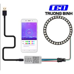 MODULE VÒNG LED FULL MÀU ARGB WS2812B 5V TƯƠNG THÍCH MẠCH ARDUINO 9