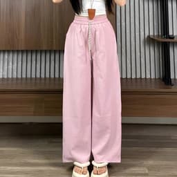 [DEAL MỞ BÁN] QUẦN ỐNG SUÔNG KAKI GIÓ LỤA HÀN vải mịn mát mùa hè cho nữ m068 2