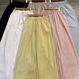 [DEAL MỞ BÁN] QUẦN ỐNG SUÔNG KAKI GIÓ LỤA HÀN vải mịn mát mùa hè cho nữ m068 9