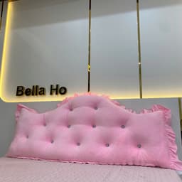 Gối Tựa Đầu Giường Loại Đẹp May Bèo  , Gối Đầu Giường đủ kích thước từ 1.2m đến 2.2m 4