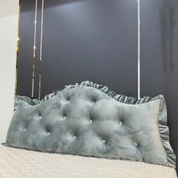 Gối Tựa Đầu Giường Loại Đẹp May Bèo  , Gối Đầu Giường đủ kích thước từ 1.2m đến 2.2m 3