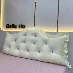 Gối Tựa Đầu Giường Loại Đẹp May Bèo  , Gối Đầu Giường đủ kích thước từ 1.2m đến 2.2m 8