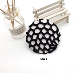 Kẹp búi tóc lưới nơ Dubochic 10cm kẹp tóc công sở chuyên nghiệp nữ 6