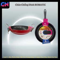 Chảo Chống Dính Chiên Xào ROMATIC-Chảo Chiên Xào Chống Dính Cao Cấp 1