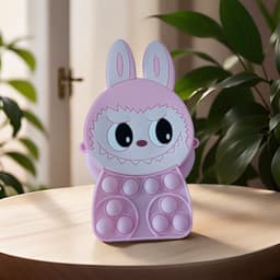 [Mới] Túi xách cho bé đeo chéo silicon hình labu..buu, bong bóng pop it thời trang dễ thương 5