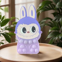 [Mới] Túi xách cho bé đeo chéo silicon hình labu..buu, bong bóng pop it thời trang dễ thương 6