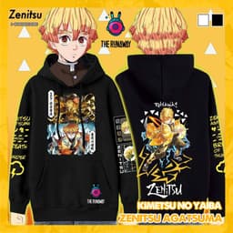 Áo Hoodie Kimetsu No Yaiba : Agatsuma Zenitsu Gigantic Nỉ bông cho Nam/ Nữ by The Runaway 1