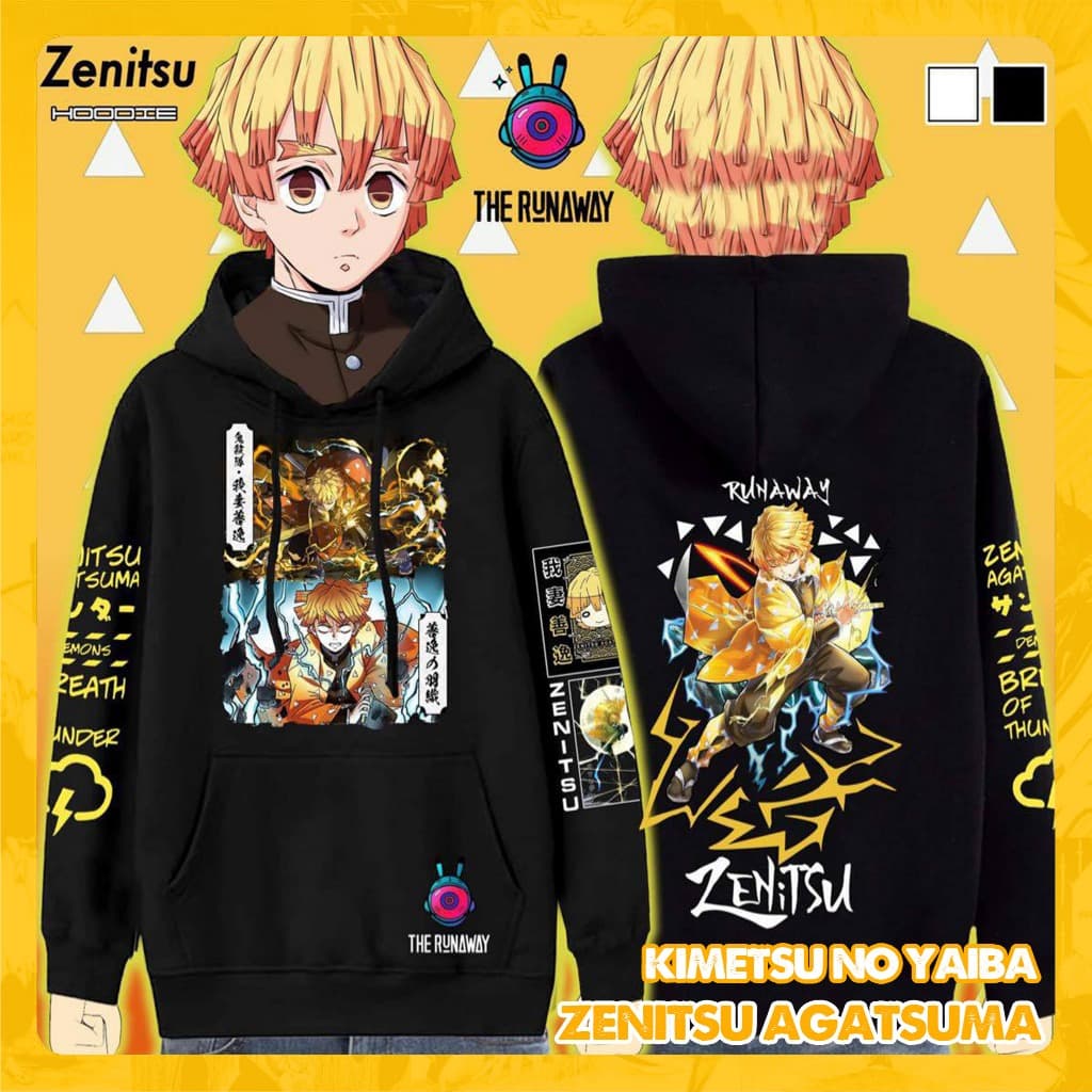 Áo Hoodie Kimetsu No Yaiba : Agatsuma Zenitsu Gigantic Nỉ bông cho Nam/ Nữ by The Runaway