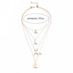 Set 4 Vòng Cổ Dây Chuyền Phong Cách Vintage Retro - Quà Tặng Vibe Ocean Charm, Thời Trang, Phong Cách Hàn Quốc 9