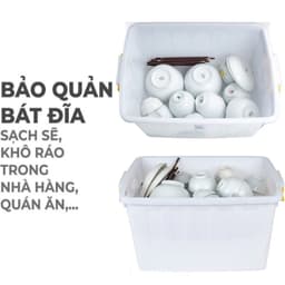 Thùng Chữ Nhật Cỡ Lớn Có Bánh Xe, Hộp Đựng Đồ Đa Năng Có Nắp Khoá VIỆT NHẬT 5325/26/27/29/34/35/37 2