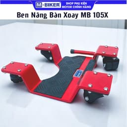 MB105 Ben Nâng 105x Ben Nâng Di Chuyển MB105X Bàn Nâng Di Chuyển Xe Máy Xoay 360 cho xe dưới 250kg 4