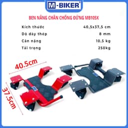 MB105 Ben Nâng 105x Ben Nâng Di Chuyển MB105X Bàn Nâng Di Chuyển Xe Máy Xoay 360 cho xe dưới 250kg 2