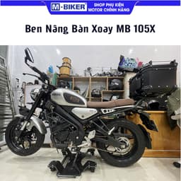 MB105 Ben Nâng 105x Ben Nâng Di Chuyển MB105X Bàn Nâng Di Chuyển Xe Máy Xoay 360 cho xe dưới 250kg 9