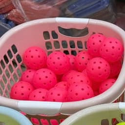 Bóng Tập Pickleball Màu Hồng CHANLONG - Combo 20,30,50,100 Quả - Bóng Sân Ngoài, Độ Nảy Tốt, Đàn Hồi Cao 3