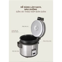 Nồi cơm điện công nghiệp Cuckoo CR-3555/BKSTVNCRCV - 6.3l - chính hãng 7