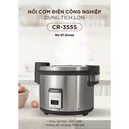 Nồi cơm điện công nghiệp Cuckoo CR-3555/BKSTVNCRCV - 6.3l - chính hãng 8