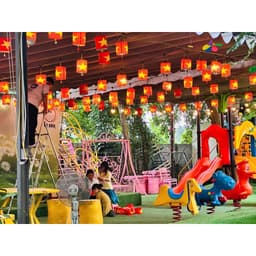 [Giấy - Hình Trụ ống ] Đèn lồng Đỏ SAO VÀNG Việt Nam trang trí nhà hàng,quán cà phê,trường học,khai giảng,lễ hội sự kiện 5