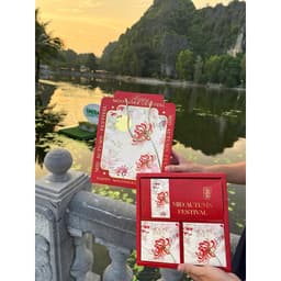 [MỚI 2025] Combo 5 Hộp đựng bánh trung thu 4 BÁNH HOA VIÊN 2