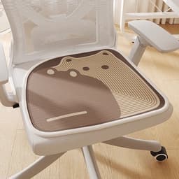 Lót ghế tản nhiệt mùa hè tông Nâu chất liệu lưới tản nhiệt không dệt phong cách Hàn Quốc 4