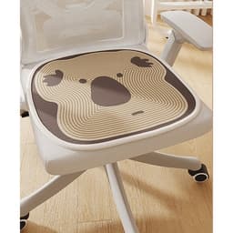 Lót ghế tản nhiệt mùa hè tông Nâu chất liệu lưới tản nhiệt không dệt phong cách Hàn Quốc 3