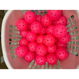Bóng Tập Pickleball Màu Hồng CHANLONG - Combo 20,30,50,100 Quả - Bóng Sân Ngoài, Độ Nảy Tốt, Đàn Hồi Cao 8