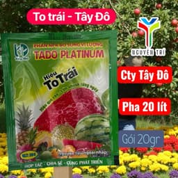 Phân Bón Lá Vi Lượng To Trái Tây Đô TADO PLATINUM - Tăng Đậu Quả, Dưỡng Trái Lớn Đều, Nặng Ký (Gói 20g pha 20 lít) 5