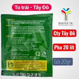 Phân Bón Lá Vi Lượng To Trái Tây Đô TADO PLATINUM - Tăng Đậu Quả, Dưỡng Trái Lớn Đều, Nặng Ký (Gói 20g pha 20 lít) 2