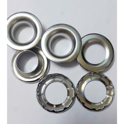 Khoen mắt cáo 17mm Long đền có chấu Chân cao 10mm Chuyên đóng bạt dày, PVC, HDPE, bạt lưới, bạt xe tải 5