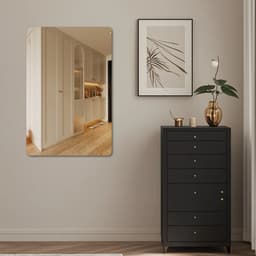 Gương acrylic HD tự dính dùng trang điểm phòng tắm phòng khách gương toàn thân kèm dụng cụ lắp đặt 6