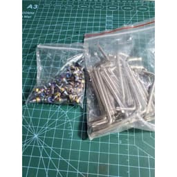 1 cặp ốc inox mạ titan + lục giác 8