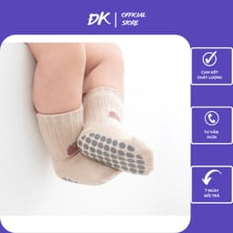 Tất Trẻ Em, Sét 10 Đôi Tất Chống Trơn Trượt Cho Bé Họa Tiết Trái Cây Gia Dụng ĐK 5