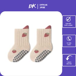 Tất Trẻ Em, Sét 10 Đôi Tất Chống Trơn Trượt Cho Bé Họa Tiết Trái Cây Gia Dụng ĐK 7