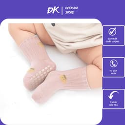 Tất Trẻ Em, Sét 10 Đôi Tất Chống Trơn Trượt Cho Bé Họa Tiết Trái Cây Gia Dụng ĐK 9