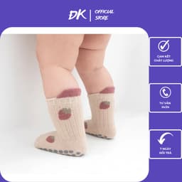Tất Trẻ Em, Sét 10 Đôi Tất Chống Trơn Trượt Cho Bé Họa Tiết Trái Cây Gia Dụng ĐK 8